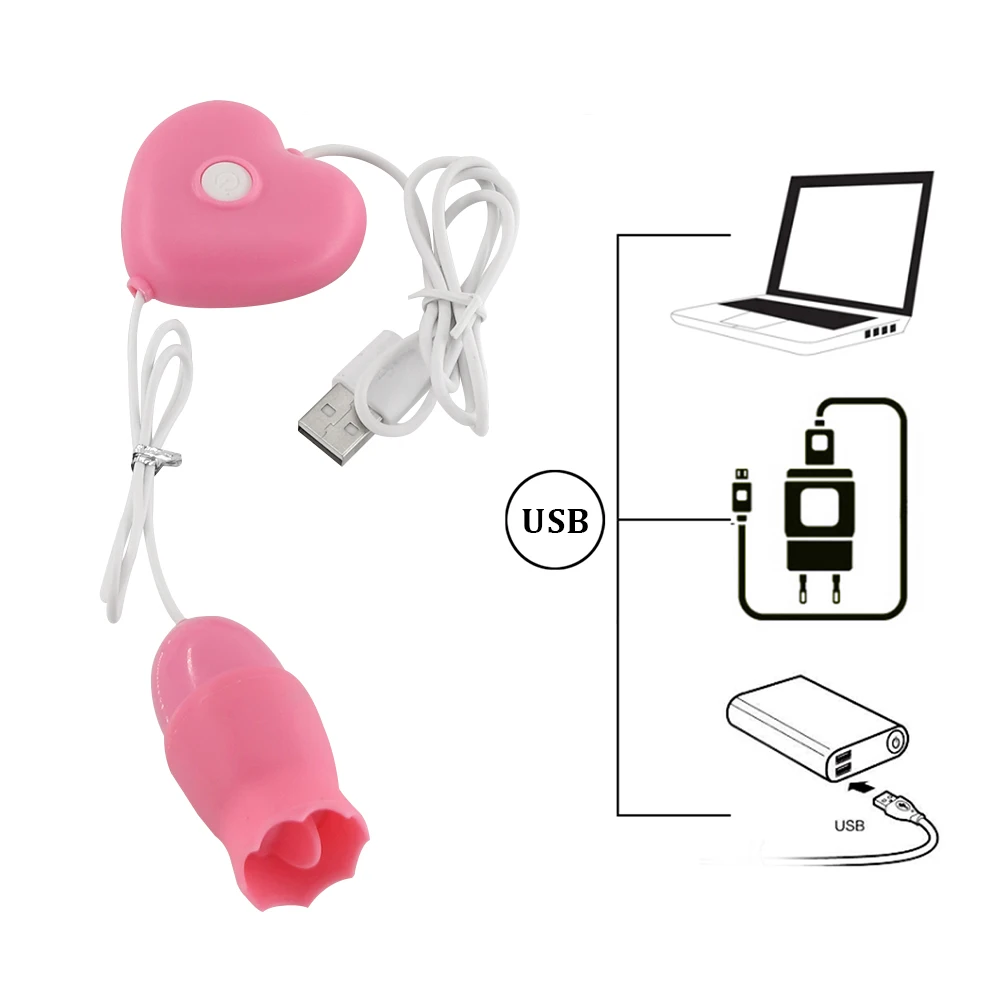 Limba Oral Lins Vibratoare Jucarii Sexuale pentru Femei pentru Orgasm Stimulator Vibrator Ou Vibrator de Alimentare USB 12 Viteze Adult Produs