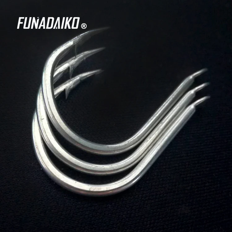 FUNADAIKO SJ38 oțel carbon de Înaltă cârlig de pescuit de pescuit jigging cârlig de pescuit de asistență cârlige Ghimpată Cârlig cârlig vrac