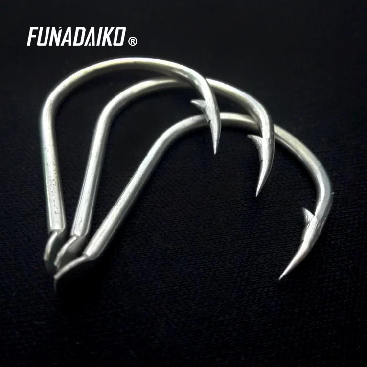 FUNADAIKO SJ38 oțel carbon de Înaltă cârlig de pescuit de pescuit jigging cârlig de pescuit de asistență cârlige Ghimpată Cârlig cârlig vrac