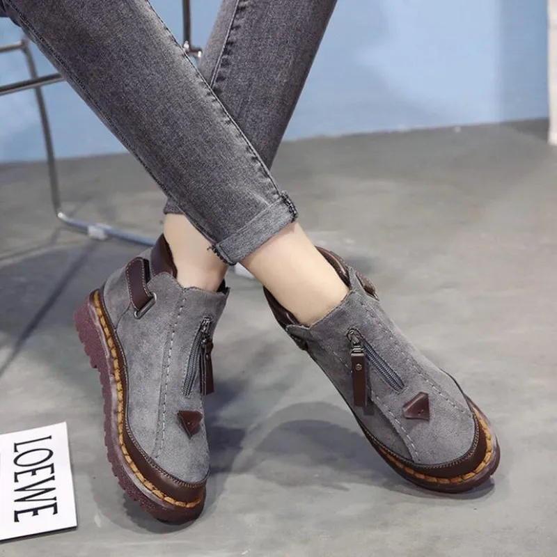 2020 Cald Blana Femei Cizme De Zăpadă Tv Cu Platforma Pantofi De Iarna Glezna Cizme De Moda De Sex Feminin Non-Alunecare De Bază Zăpadă Pantofi Casual 36-43