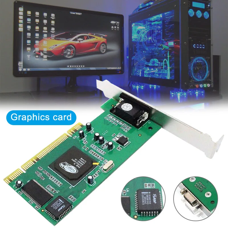 Computer Desktop IPC placa Grafica ATI Rage XL 8MB Video VGA Card PC Accesorii PUO88