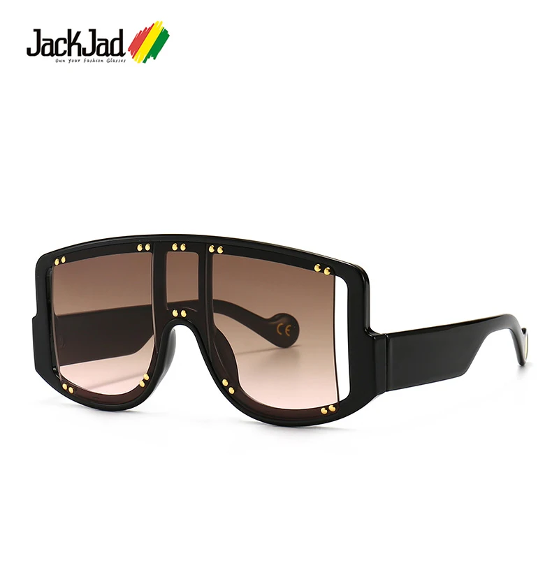JackJad Modern Vintage Supradimensionate Scut Stil Nituri ochelari de Soare Femei uri Pop-Cool Design de Brand Ochelari de Soare Oculos De Sol 86599