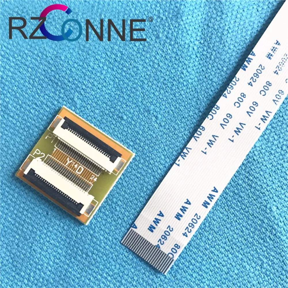 24Pin să 24Pin ZIF 0.5 mm Pas Conector Adaptor cu Extensia FFC Cablu 100-600mm poate alege noi 2set