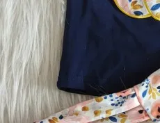2020 Nou Halloween Vânzare Fierbinte Maneca Lunga Costum Armata Albastru partea de Sus de Dovleac Broderii Florale de Imprimare de Moda Pantaloni Evazate Boutique yll