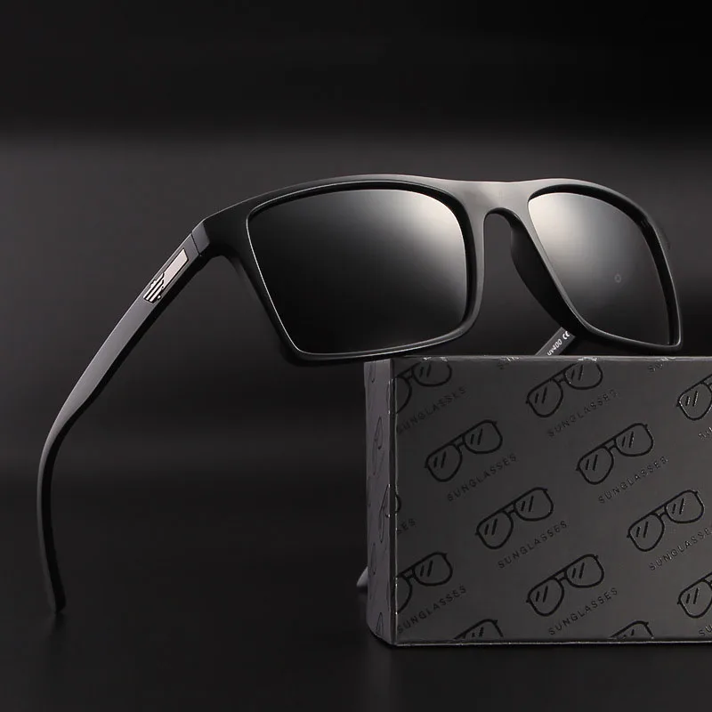 2019 Polarizat ochelari de Soare Barbati Viziune de Noapte de Conducere Femei Ochelari de Soare Brand Pătrat Unisex Călătorie UV400 Ochelari de Designer de Brand