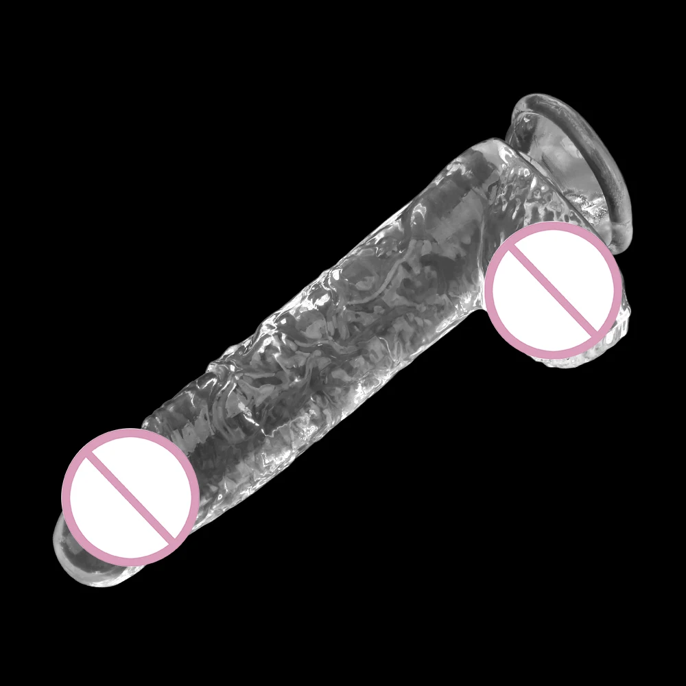 IKOKY Mini Vibrator Realist Penis Artificial Masturbari sex Feminin Cu ventuza Puternica Jucarii Sexuale pentru Femei G-Spot Penis artificial