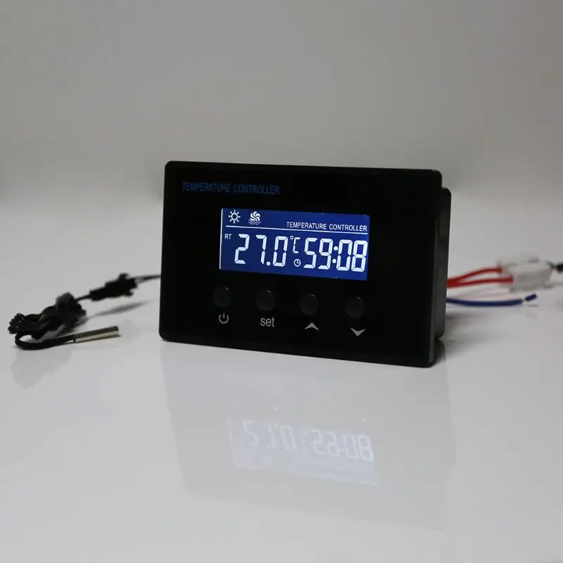 Digital Saună Termostat 220V 10A Controler de Temperatura Timer cu Senzor NTC