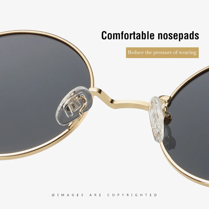 Psacss NOUĂ Rundă Polarizat ochelari de Soare Barbati Femei Picior de Metal de Epocă de Brand Designer de Ochelari de Soare Pentru Condus Pescuit Nuante UV400