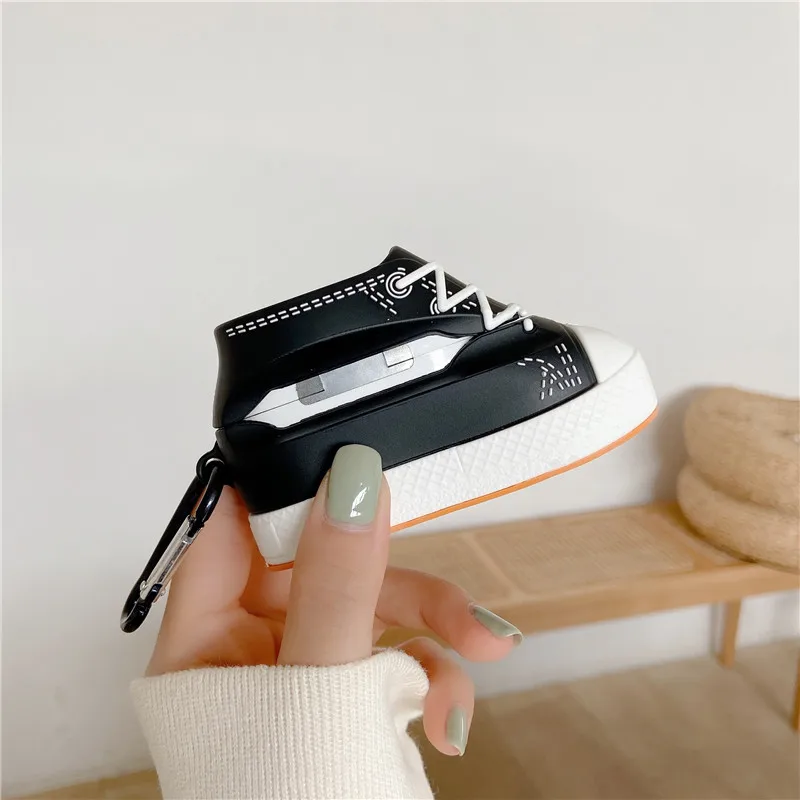 Desene animate Pantofi fără Fir Bluetooth Casti Caz Pentru Airpods Pro Drăguț 3D Silicon Moale rezistent la Socuri Capac de Protecție Pentru Airpods 1 2