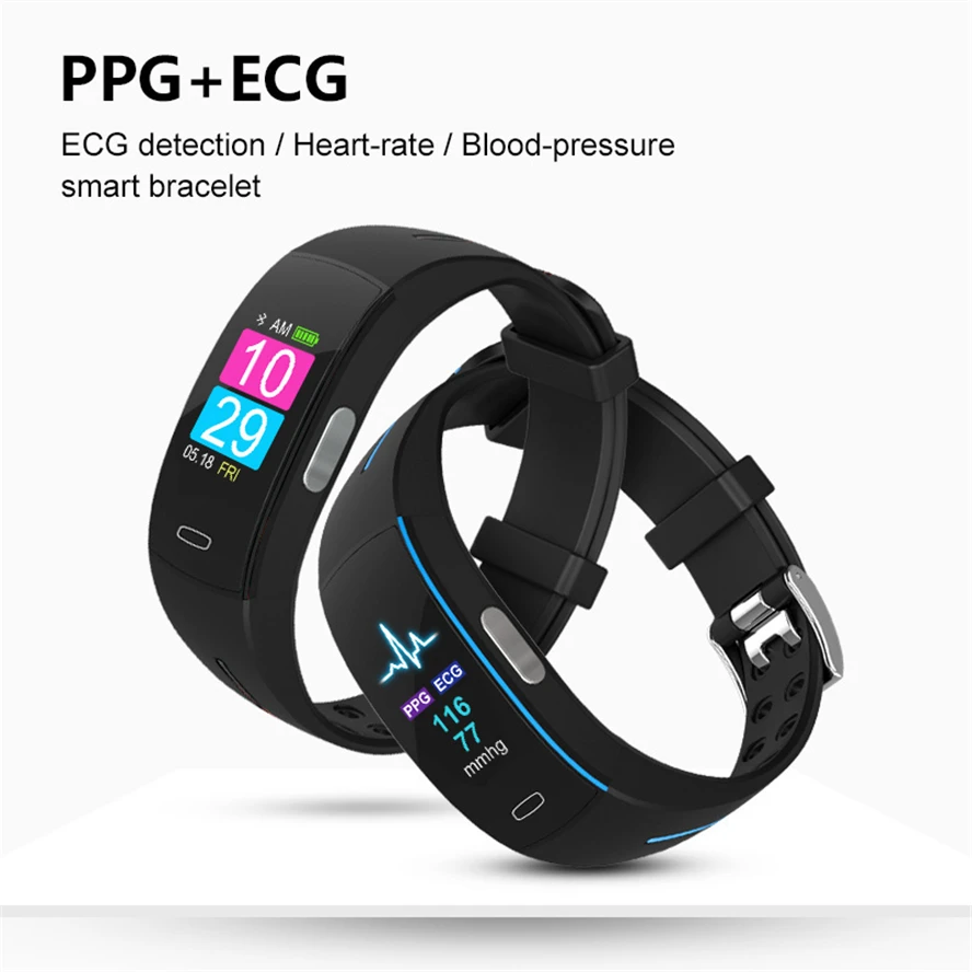 H66 Pl Tensiunii Arteriale Smart Band Inteligent Bratara Heart Rate Monitor PPG ECG Brățară Inteligent P3 plus Activități de fitness Tracker