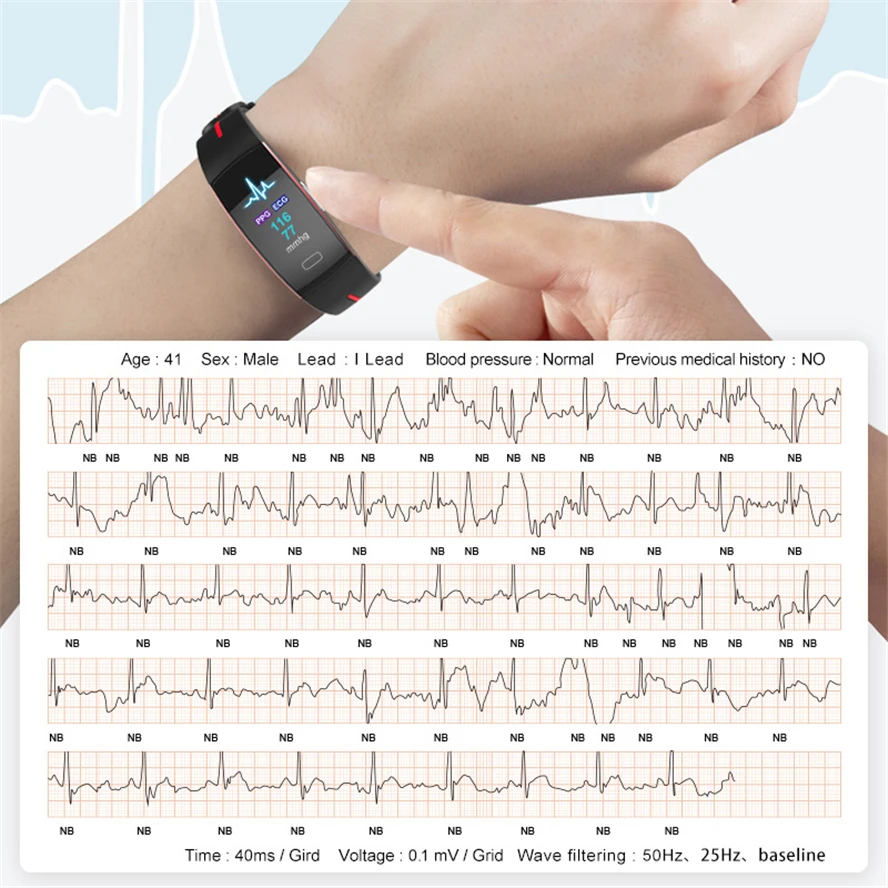 H66 Pl Tensiunii Arteriale Smart Band Inteligent Bratara Heart Rate Monitor PPG ECG Brățară Inteligent P3 plus Activități de fitness Tracker