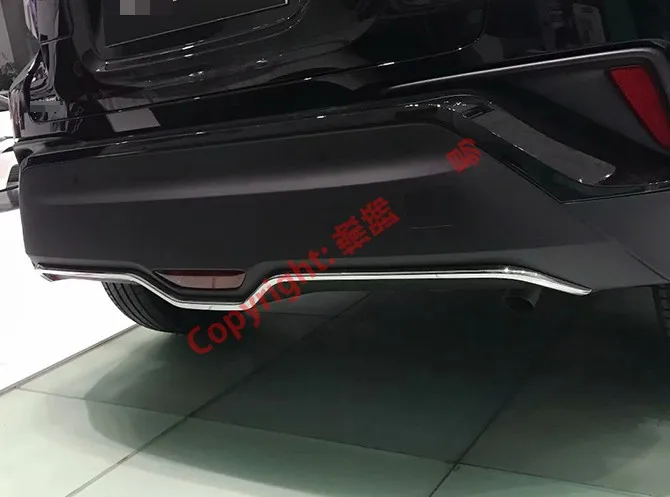 ABS Cromat Bara Spate Capac Ornamental de Turnare Garnitura de Styling Benzi Autocolante Accesorii Pentru Toyota C-HR CHR 2017 2018 2019