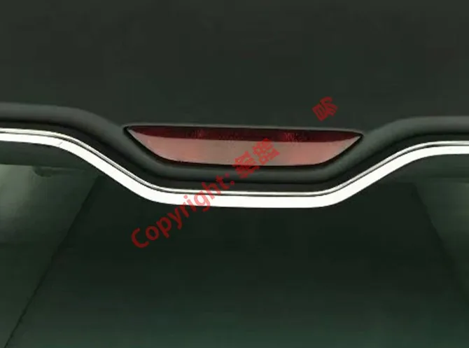 ABS Cromat Bara Spate Capac Ornamental de Turnare Garnitura de Styling Benzi Autocolante Accesorii Pentru Toyota C-HR CHR 2017 2018 2019