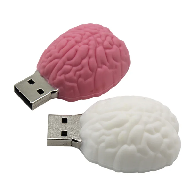 TEXTUL MI-Mini desene animate inima creier pendrive 4GB 8GB 16GB 32GB Stick USB Flash Drive