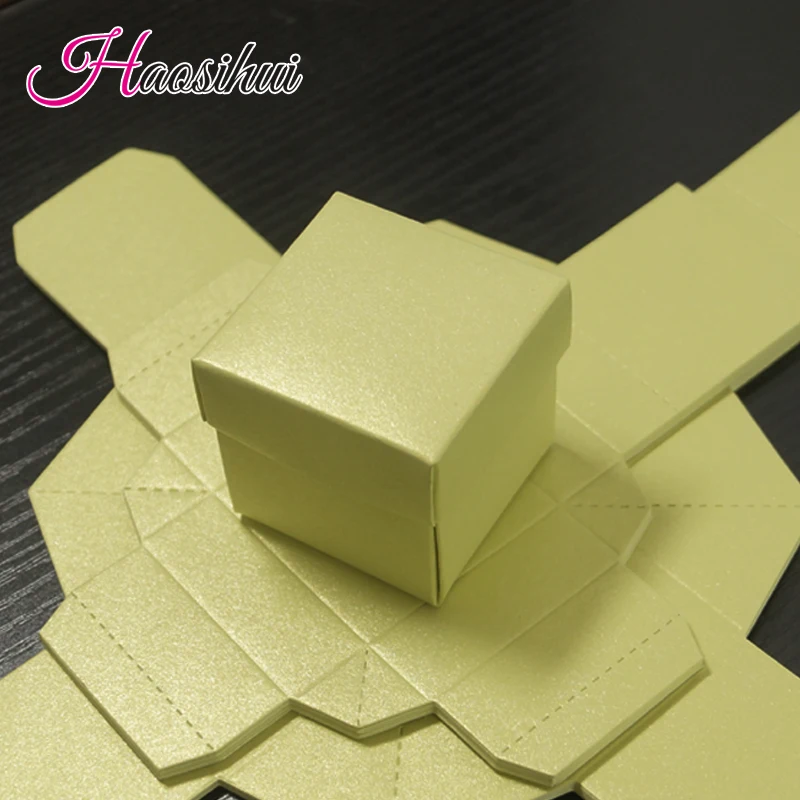 Haosihui 25pcs/lot nunta Romantica favoarea hârtie cutie de bomboane DIY Bomboane Cookie Cutii de Cadouri de Nunta de Petrecere Cutie de Bomboane Non-personalizate