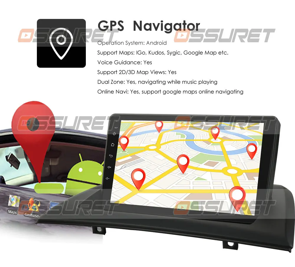 Android 10 Pentru BMW X3 E83 2004 - 2012 Radio Auto Multimedia Player Video de Navigare 2G+32G GPS 2 din NON dvd wifi 4G mirror link