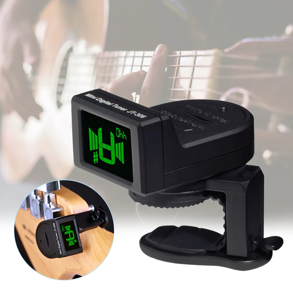 Clip Pe Acasă Mini Portabil Ukulele Display LCD Corecte de Bas Instrumente Digitale Accesorii Profesionale Guitar Tuner