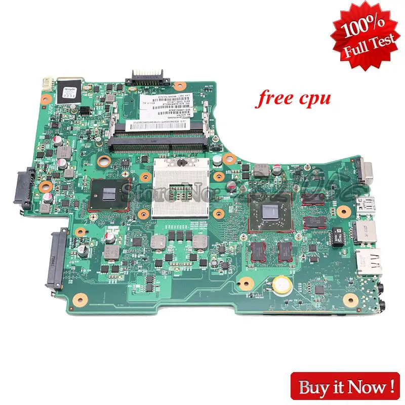 NOKOTION V000218020 Laptop Placa de baza Pentru Toshiba Satellite L650 L655 BORD PRINCIPAL 6050A2332301-MB-A02 HM55 DDR3 HD5650M Gratuit CPU