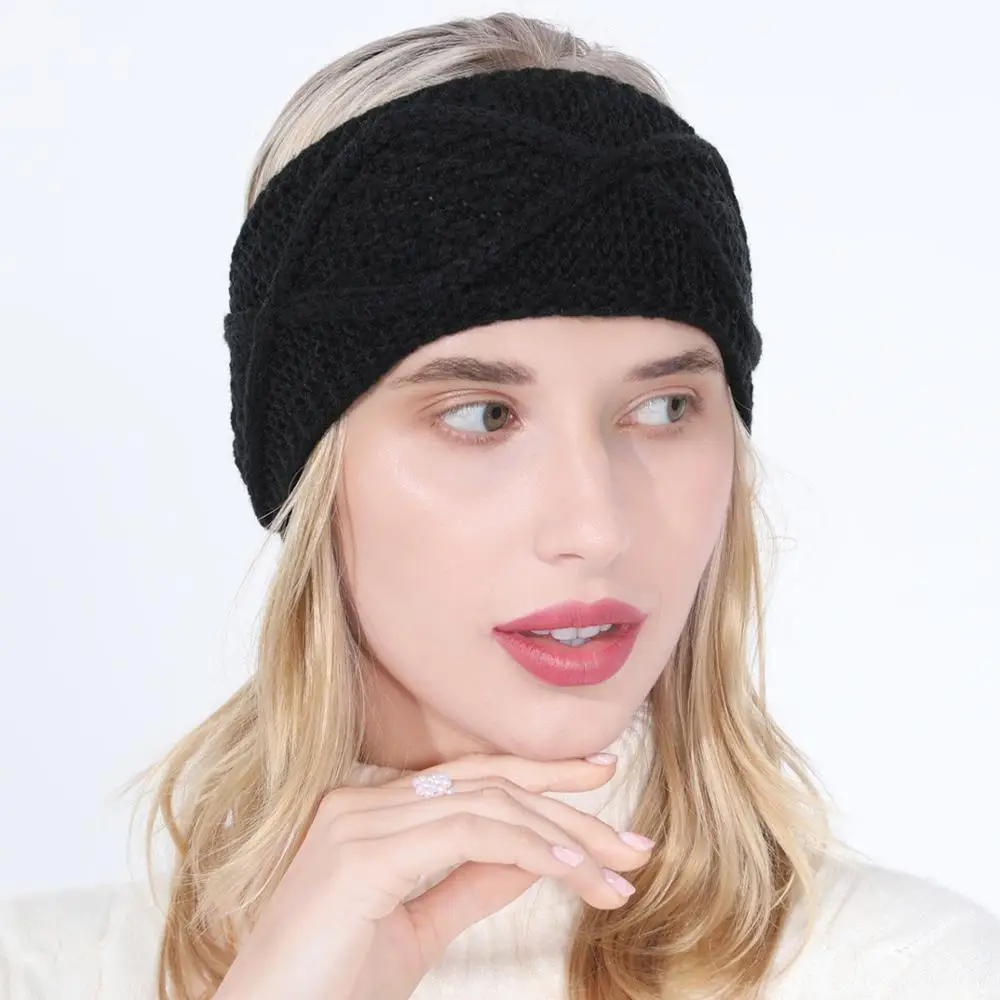 Femei toamna iarna Coada de cal Beanie pălărie de sex feminin Întinde Croșetat tricotate pălărie doamna arylic geometrie model de pălărie de iarnă
