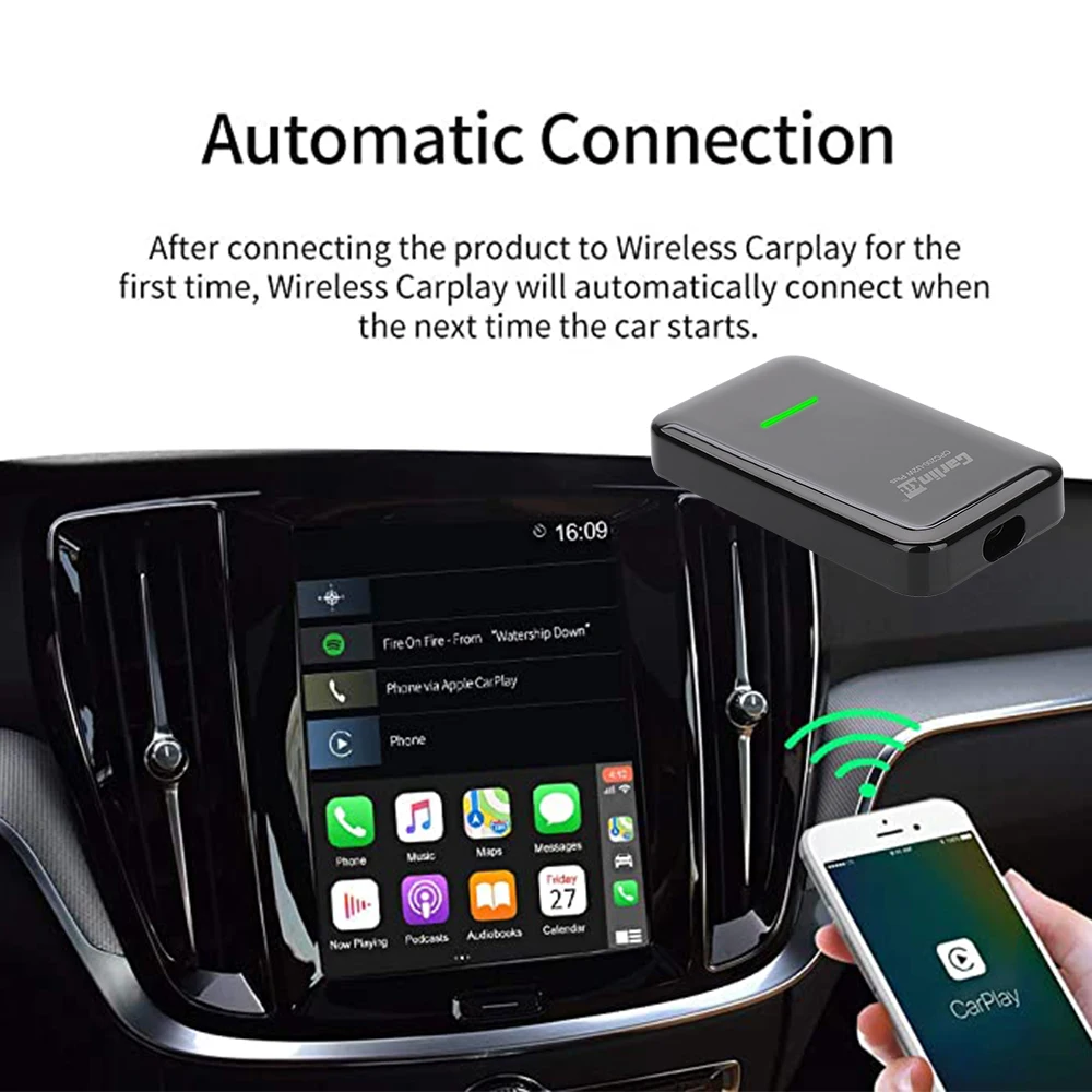 Carlinkit Nouă Versiune de Actualizare Apple CarPlay Wireless Conecta Automat pentru Auto Originale cu Fir CarPlay la Wireless Carplay