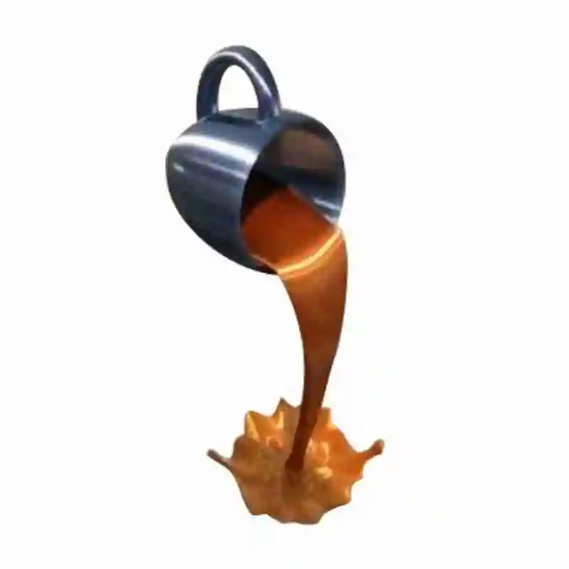 3D Creative Rășină Suspendat Ceașcă de Cafea în Picioare Decor Bucatarie Arta Plutitoare Inversat Ceai Sculptura Botlle
