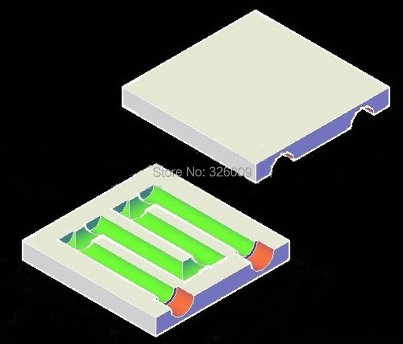 40*40*12mm Aluminiu de Răcire cu Apă Waterblock Radiator Bloc Lichid Cooler Pentru CPU GPU Capul Laser Industriale de Control de Cabinet