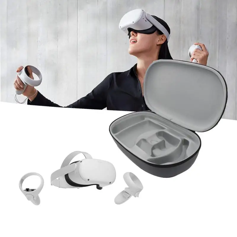 Masca de ochi Capacul de Protecție Maneca Pentru Oculus Quest 2 Pahare VR Silicon Ochi Pad Acoperire Cască Cutie de Depozitare Pentru Oculus Quest 2