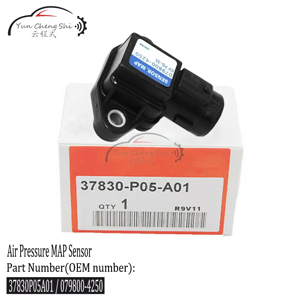 Presiune aer Senzor MAP 37830-P05-A01 079800-4250 Pentru Modificate Honda Civic Del Sol, Accord, CR-V, HR-V, Logo-ul Preludiu Transfer Odyssey