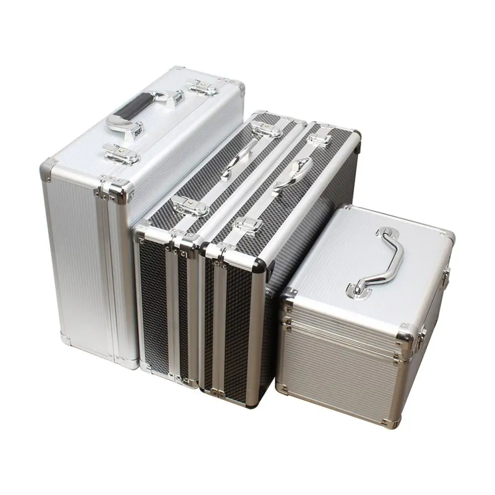 Aliaj de aluminiu Instrument Caz în aer liber, Box Portabil Echipament de Siguranță instrument Dosar cutie Vehicul Kit