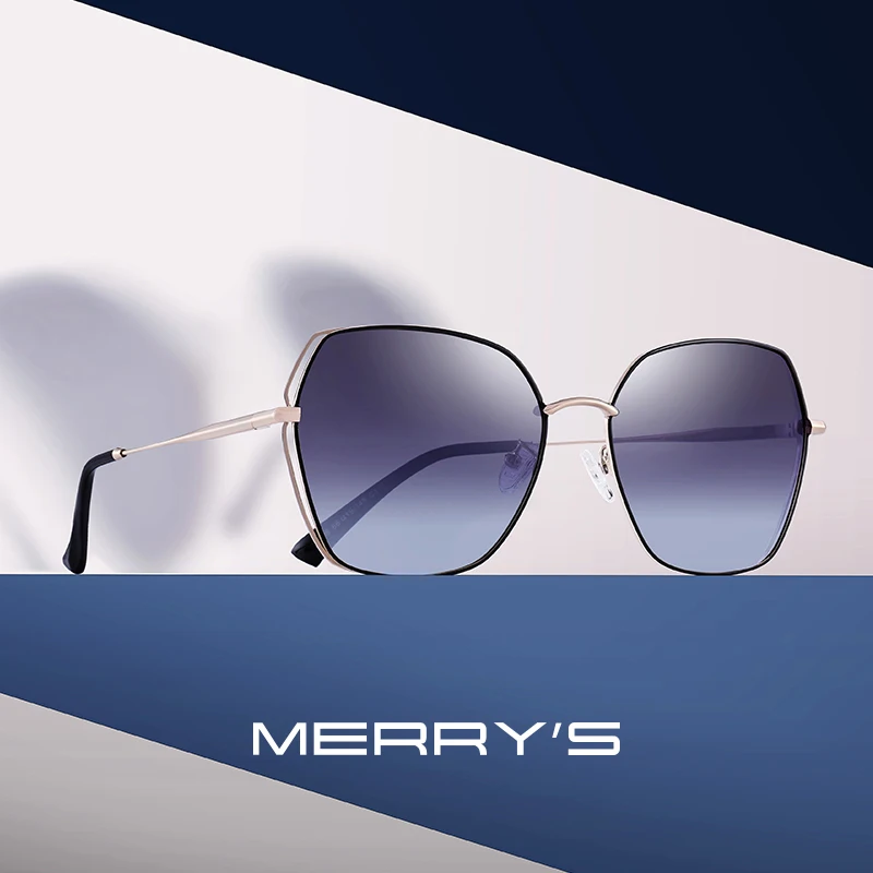 MERRY Femei Pătrat ochelari de Soare Polarizat Doamnelor Moda Trend ochelari de Soare UV400 Protecție S6236