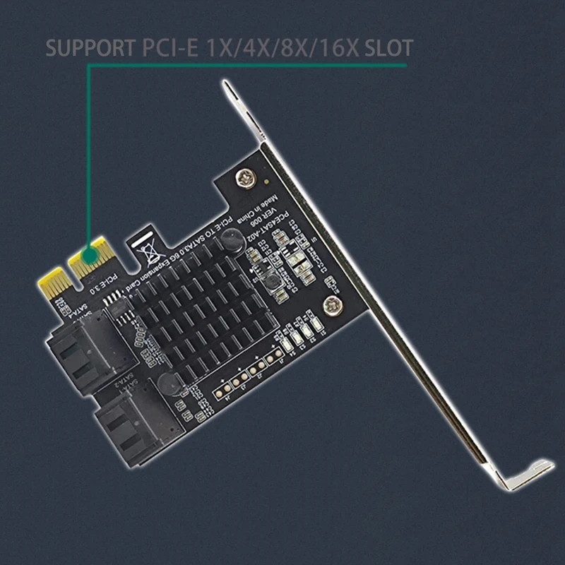 PCI-E GEN3 pentru SATA3.0 Card de Expansiune 4-Port 6G Adaptor de Card de Expansiune IPFS Hard Disk ASM1064