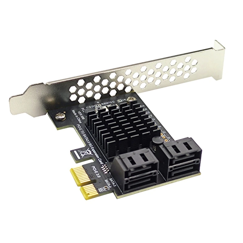 PCI-E GEN3 pentru SATA3.0 Card de Expansiune 4-Port 6G Adaptor de Card de Expansiune IPFS Hard Disk ASM1064