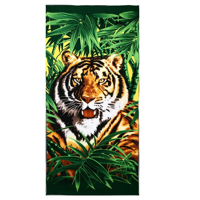 Jungle King Tiger Prosop De Baie Uscare Prosop De Baie Duș 70*140