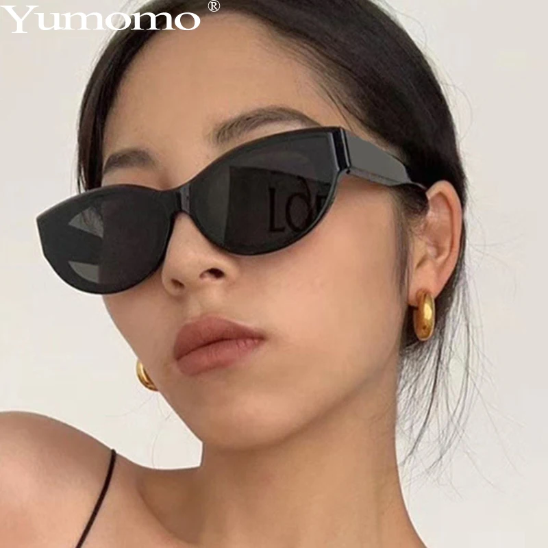 2020 Moda Mici, Ovale ochelari de Soare Femei Vintage Jeleu de culoare Gradient de Ochelari de Oameni Trend Nuante UV400 Ochelari de Soare