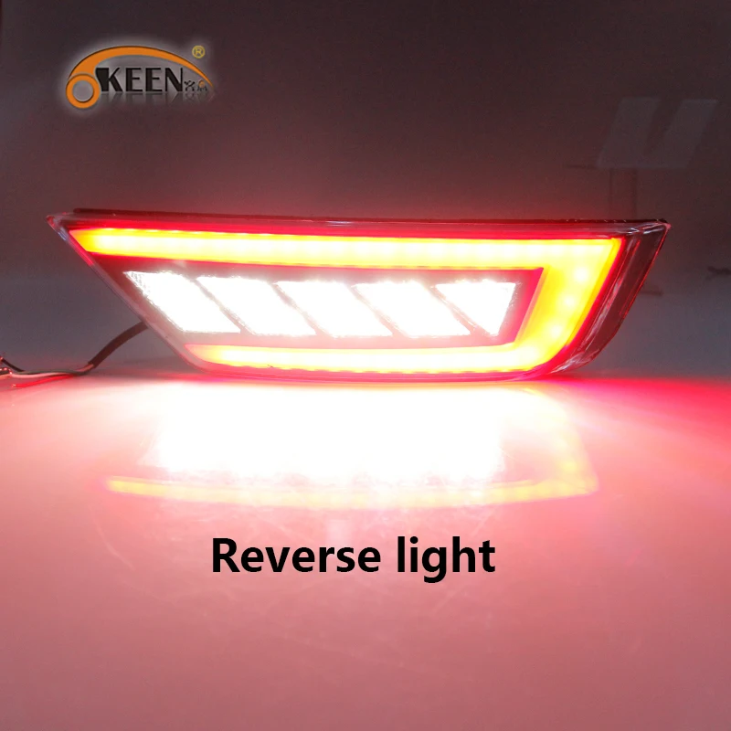 2 buc Led-uri Bara Spate Reflector Lumina Pentru Ford Focus 2 MK2/ Evacuare Kuga/Ecosport Hatchback, Lampa de Ceață Spate Bara Frână Lumină