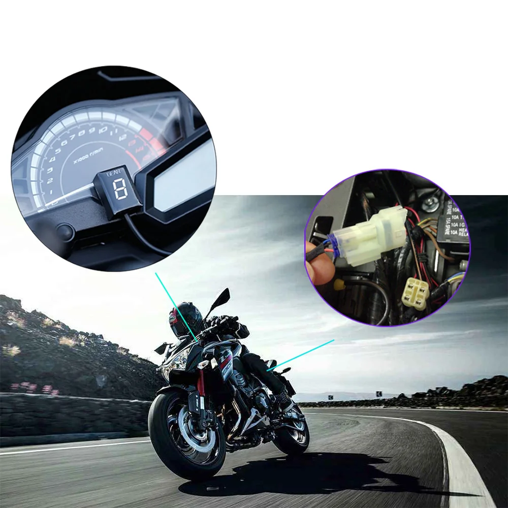 Motocicleta Gear Indicator Metru suporturi de Montare Pentru Honda Hornet CB400 CB600F CB650F CB500X VFR800 SHADOW 750 Viteza de Afișare