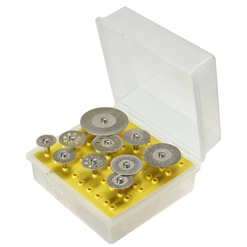 10 bucăți de Diamant Discuri de Tăiere de Tăiere Set de Roți pentru Dremel
