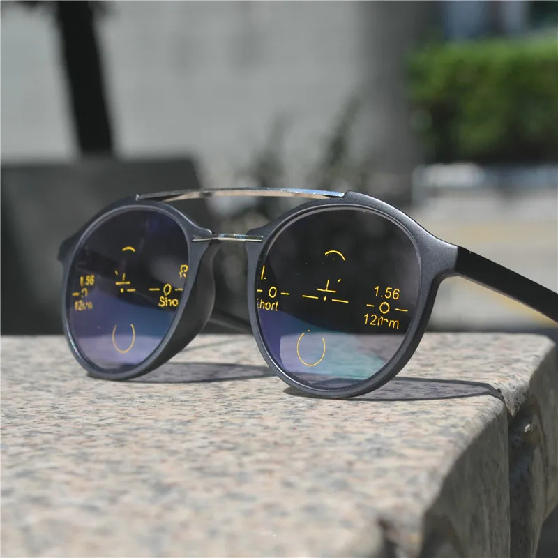 2018 -UV-reflectorizante Multifocală Progresivă ochelari de Tranziție Soare Fotocromatică Ochelari de Citit bărbații Văd în Apropiere de Far diopt UV400 NX