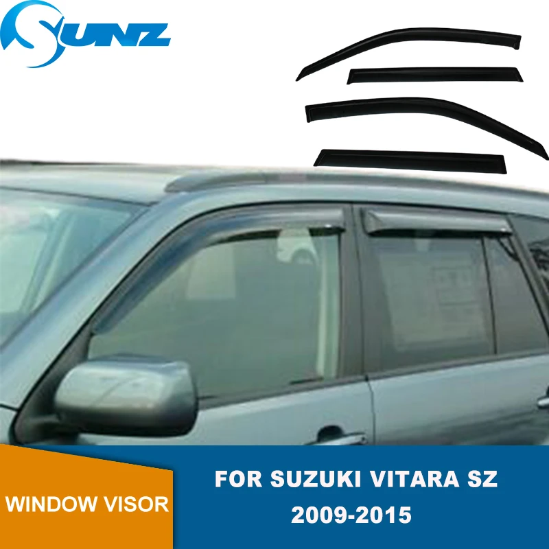 Geam lateral Deflectoare Pentru Suzuki VITARA SZ 2009 2010 2011 2012 2013 Acrilic Negru Soare Ploaie Deflector de Paza TOBE