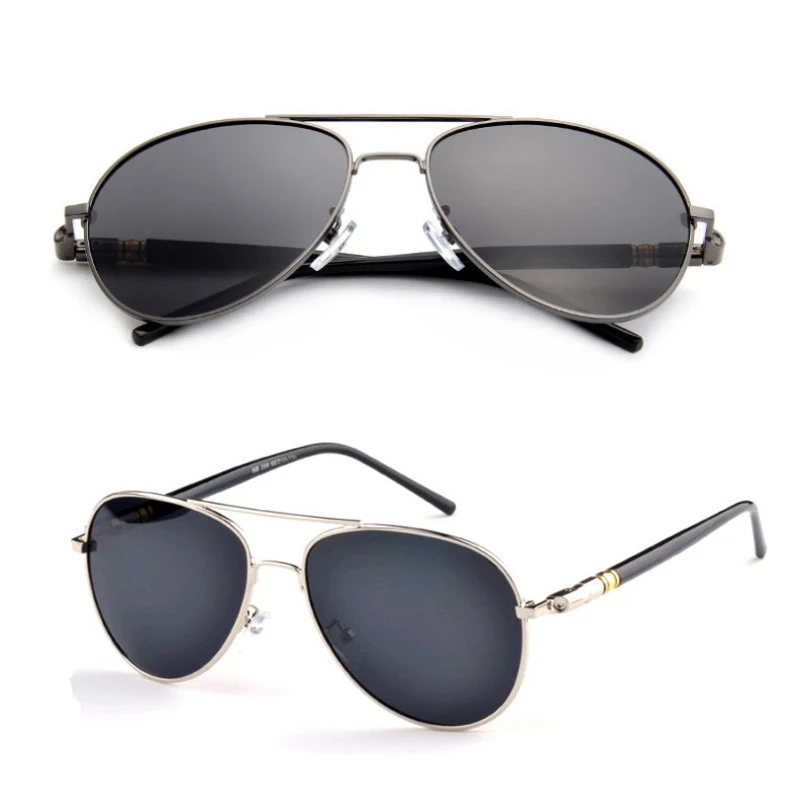 Higodoy Retro Bărbați ochelari de Soare Polarizat de Conducere Clasic Vintage Black Metal Oval Ochelari de Soare pentru Barbati ochelari de soare de Designer de Brand