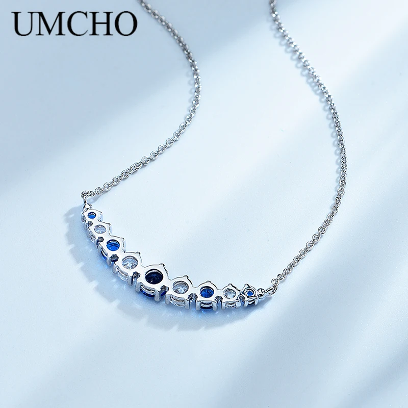 UMCHO Argint Simplu 925 Colier de Argint Pandantive Pentru Femei Fata Cadou de Ziua Decor Bijuterii Fine