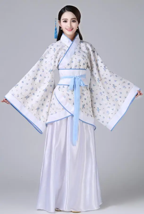 2019 Nou Chineză Tradițională Femei Hanfu Rochie Chineză Fairy Dress Red White Hanfu Îmbrăcăminte Dinastiei Tang Din China Vechi Costum