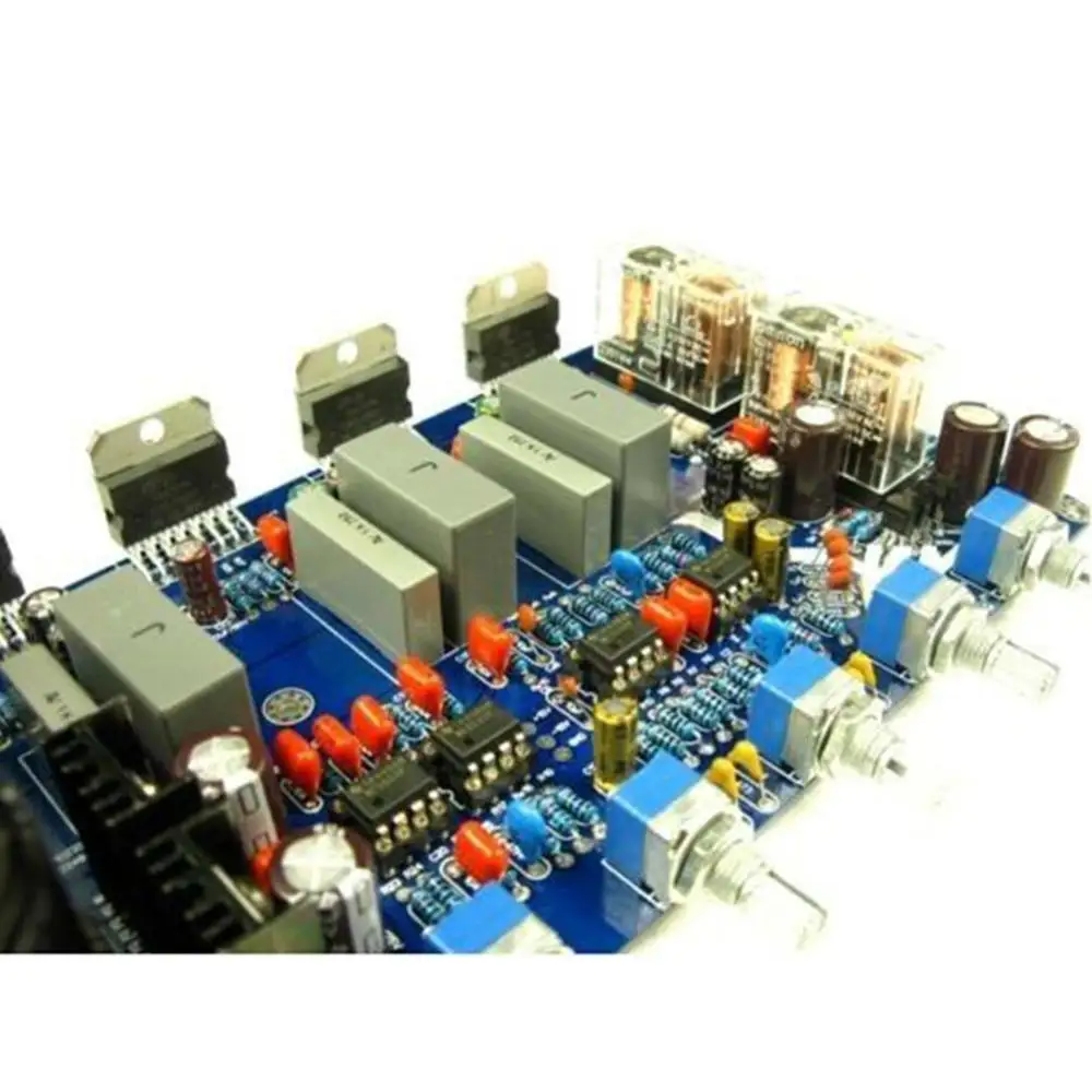 TDA7294 2.1 Canal 160W+80W+80W Subwoofer Amplificator de Putere Terminat Bord (upgrade de la versiunea cu circuit de protecție)