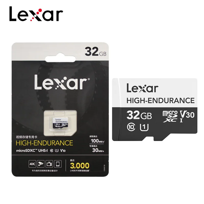 Original Lexar Mare Rezistenta Card de Memorie SDHC 32GB U1 V10 64GB 128GB SDXC V30 Clasa 10 TF Card Micro SD Pentru Dashcam