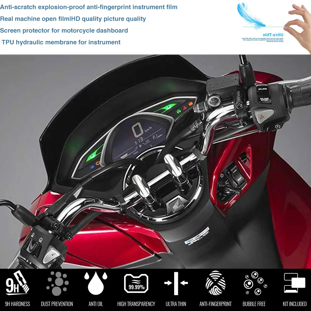 Motocicleta Cluster Zero Folie de Protectie Ecran Protector Pentru Honda PCX 150 perioada 2018-2019