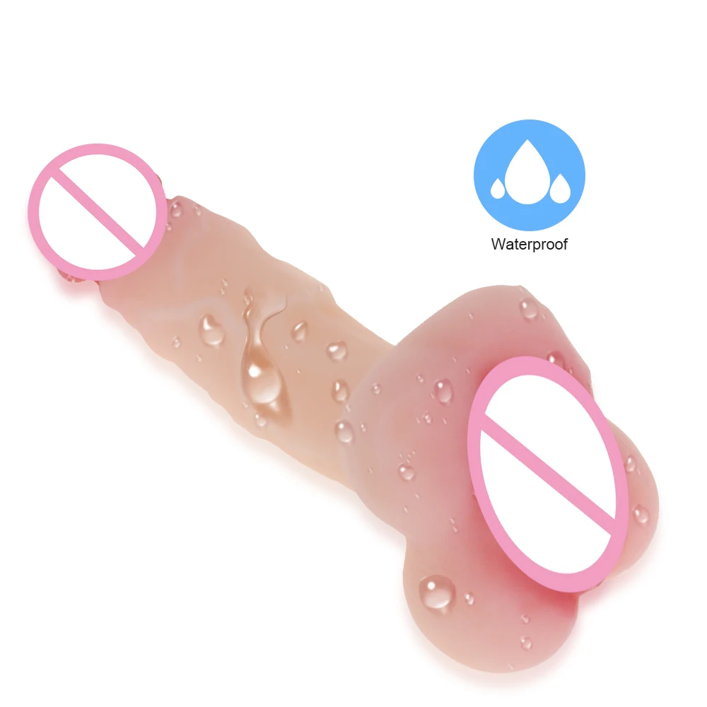 Cupluri Penis artificial Masturbator Cupa 3D Realiste Pizde Dubla Utilizare Gol Penis Sleeve Cover Marirea Penisului Adult Jucarii Sexuale Pentru femei
