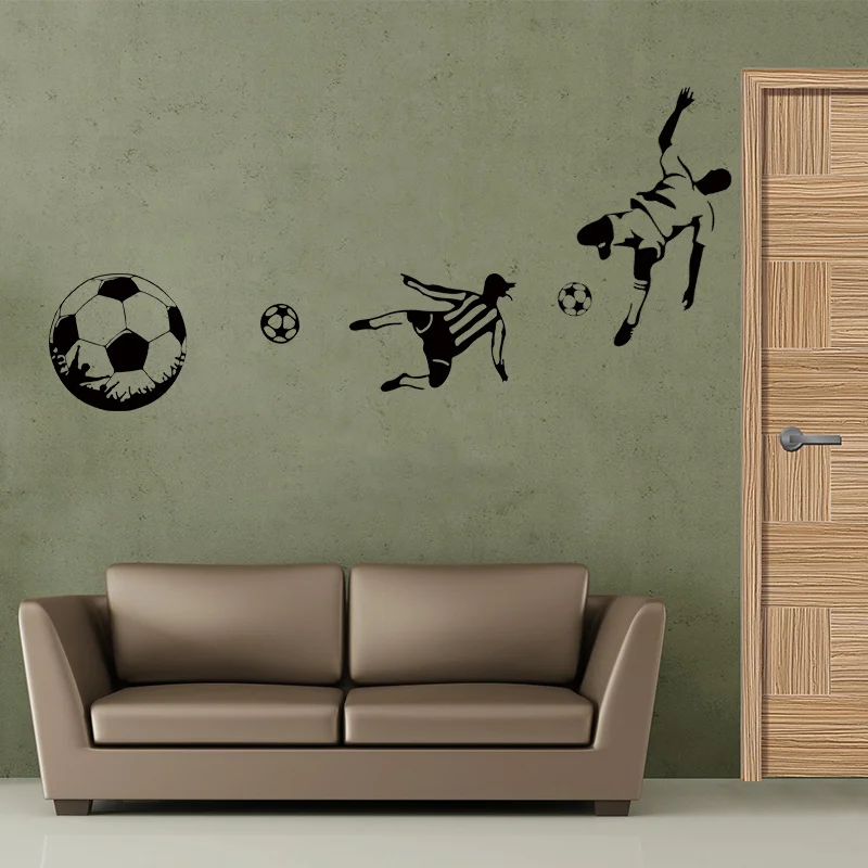 Detașabil Murală De Vinil De Perete Decalcomanii De Fotbal Ghete De Fotbal De Perete Autocolant Pentru Copii Băieți Camera Copiilor Decor Dormitor