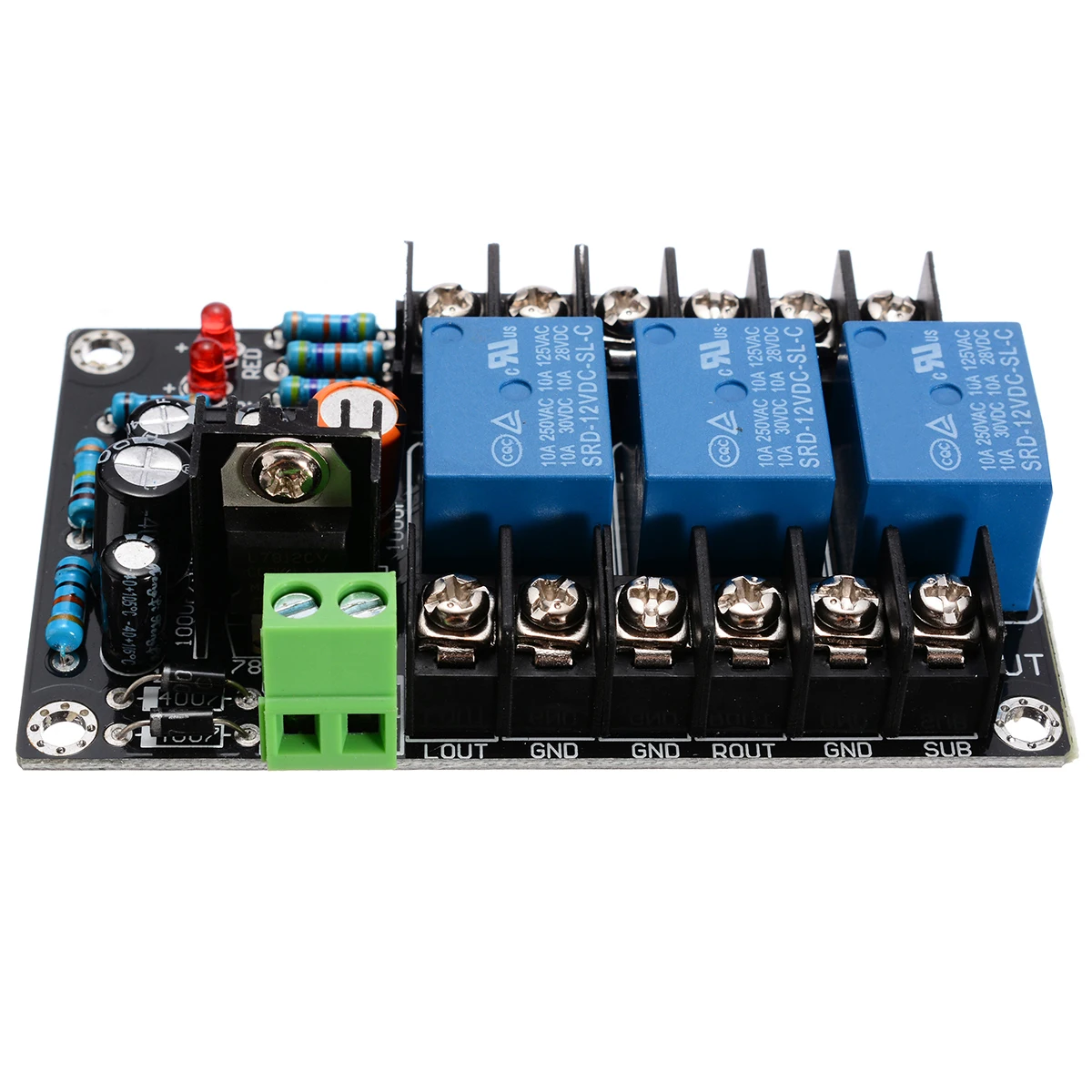 AC 12-15V UPC1237 2.1 Dual Channel Audio Amplificator Difuzor Întârziere de Protecție a Circuitului de Bord, Subwoofer Întârziere Circuite Integrate