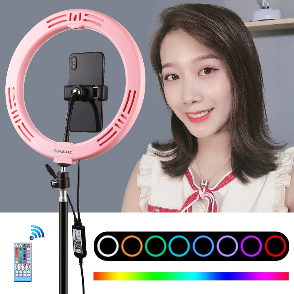 Selfie Inel de Lumina 360 Rotativ Cap de Minge Stabilizator Estompat USB Inel de Lumina pentru Fotografia de Streaming cu Control de la Distanță
