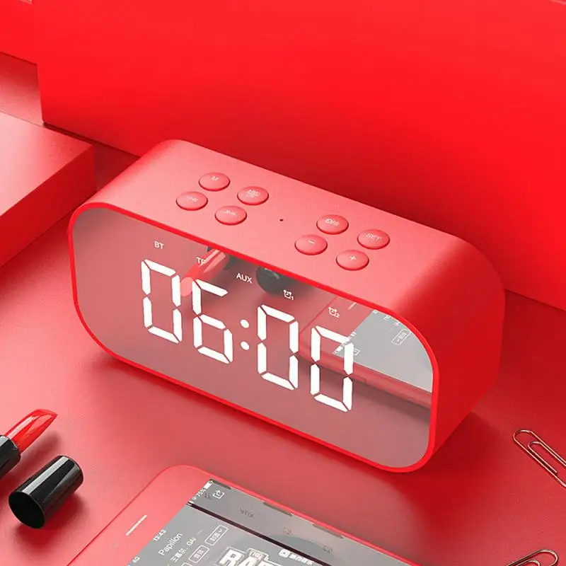 LED Ceas cu Alarmă Ceas Digital Snooze Ceas de Masa Cu Stereo Lumina Electronice de Mare de Timp Temperatura de Afișare Acasă Decor Ceas